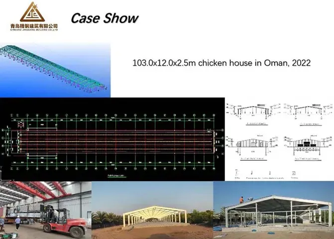Gallinero con estructura de acero Jinggang: agricultura inteligente, crecimiento sostenible