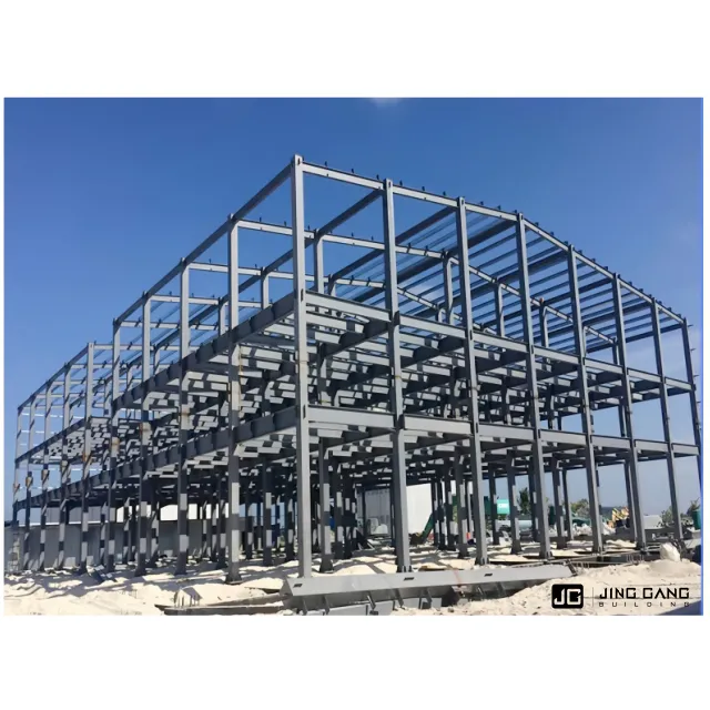 Estructuras de acero pesadas del equipo de almacén de acero del edificio del almacenamiento de la construcción rápida del nuevo diseño