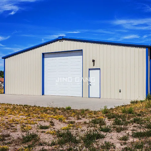 Equipos de construcción de acero prefabricados del metal de los graneros de poste del taller de la estructura del cobertizo del almacenamiento del precio de fábrica