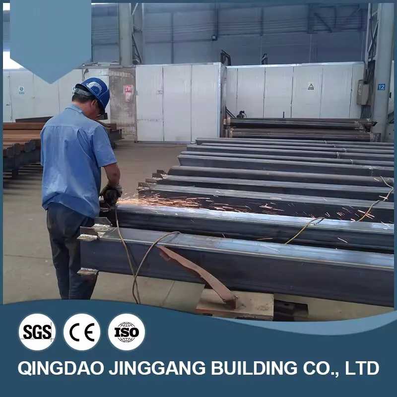 Taller prefabricado de Warehouse del edificio de la estructura de acero de los 27.5Mx10.5Mx5.0M