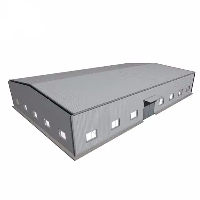 El almacenamiento grande de Warehouse deja de lado la estructura de acero del edificio de dos pisos de los productos prefabricados de la casa