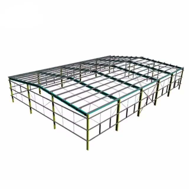 El almacenamiento grande de Warehouse deja de lado la estructura de acero del edificio de dos pisos de los productos prefabricados de la casa