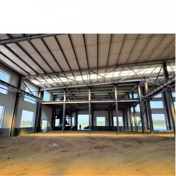 Planta de taller de diseño personalizado con estructura de almacén de acero galvanizado