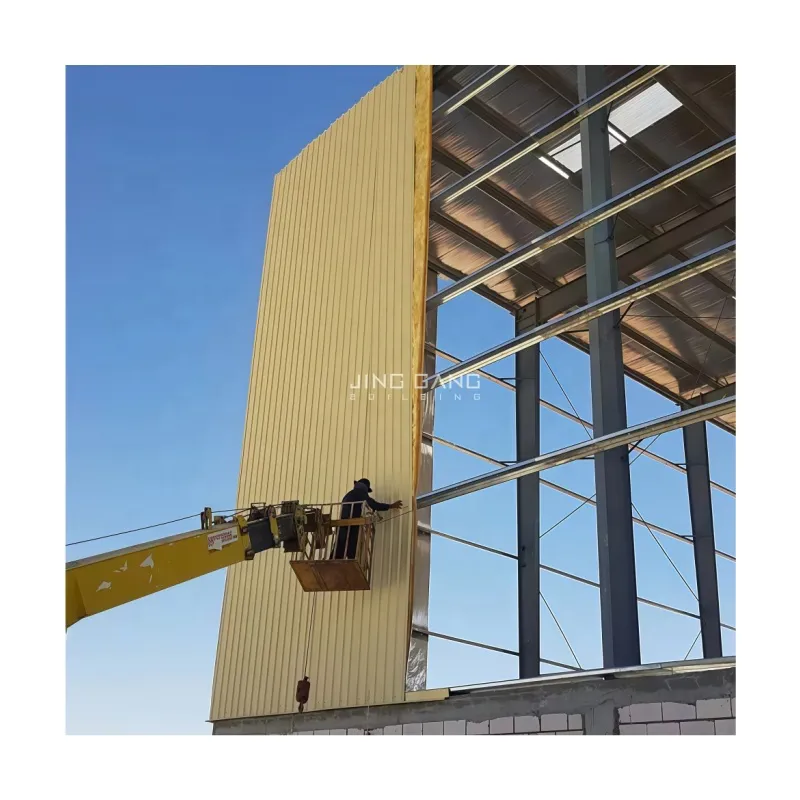 Vigas de columnas de metal para construcción, estructura de acero de construcción 40x60, almacén, taller, cobertizo de almacenamiento